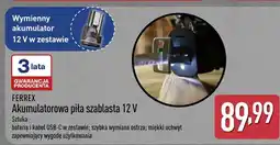ALDI Akumulatorowa piła szablasta Ferrex 12V oferta