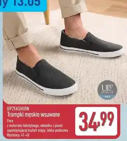 ALDI Trampki męskie wsuwane Up2Fashion oferta