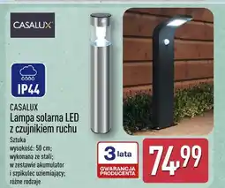 ALDI Lampa solarna LED z czujnikiem ruchu Casalux oferta