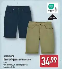 ALDI Bermudy jeansowe męskie Up2Fashion oferta