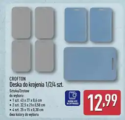 ALDI Deska do krojenia Crofton 4szt. 25x15x0,38cm oferta