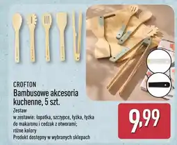 ALDI Bambusowe akcesoria kuchenne Crofton 5szt oferta