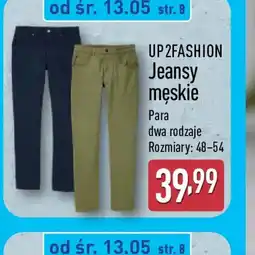 ALDI UP2FASHION Jeansy męskie oferta
