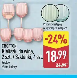 ALDI Crofton Kieliszki / Szklanki oferta
