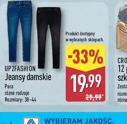 ALDI UP2FASHION Jeansy damskie oferta
