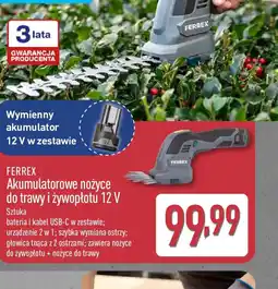 ALDI Ferrex Akumulatorowe nożyce oferta