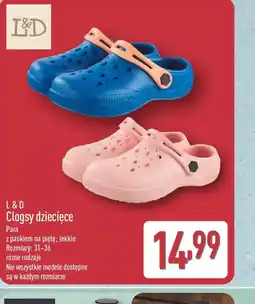 ALDI L&D Clogsy dziecięce oferta