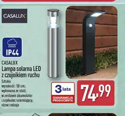ALDI Casalux Lampa solarna LED z czujnikiem ruchu oferta