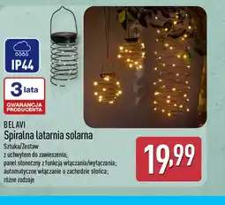 ALDI Belavi Spiralna latarnia solarna oferta