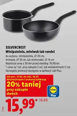Lidl SILVERCREST Minipatelnia, miniwok lub rondel oferta