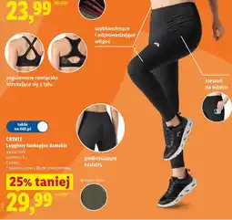 Lidl Legginsy funkcyjne damskie CRIVIT oferta