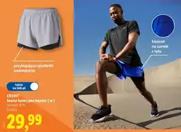 Lidl Szorty funkcyjne męskie 2 w 1 oferta