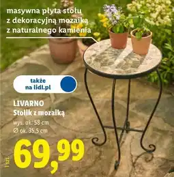Lidl Stolik z mozaiką oferta