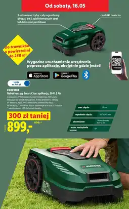 Lidl PARKSIDE Robot koszący Smart City z aplikacją, 20 V, 2 Ah oferta