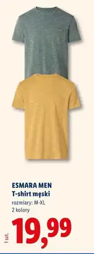 Lidl T-shirt męski ESMARA MEN oferta