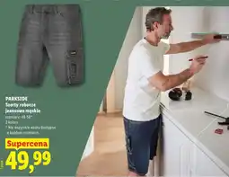 Lidl PARKSIDE Szorty robocze jeansowe męskie oferta
