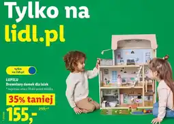 Lidl LUPILU Drewniany domek dla lalek oferta