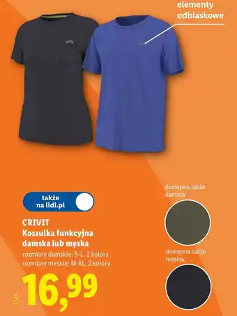 Lidl Koszulka damska Crivit oferta