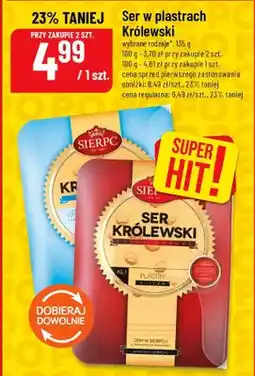 Polomarket Ser w plastrach Królewski Sierpc oferta
