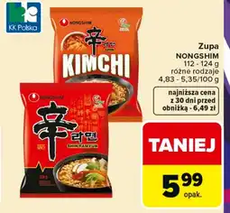 Carrefour Zupka błyskawiczna Nongshim oferta