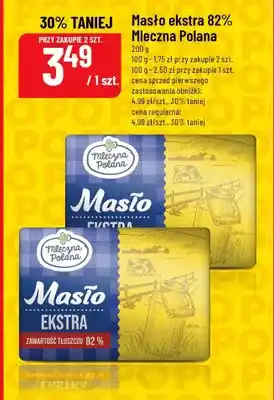 Polomarket Masło ekstra 82% Mleczna Polana oferta