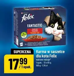 Polomarket Karma w saszetce dla kota Felix Fantastic Junior oferta