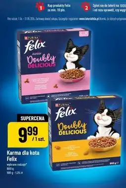Polomarket Karma dla kota Felix Doubly Delicious Junior oferta