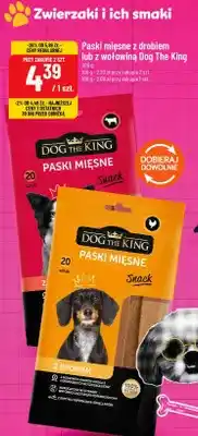 Polomarket Paski mięsne z wołowiną Dog The King oferta