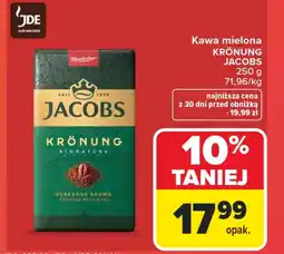 Carrefour Kawa mielona Jacobs oferta
