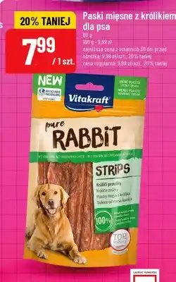 Polomarket Paski mięsne z królikiem dla psa Vitakraft Pure Rabbit Strips oferta