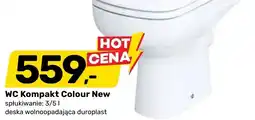 Bricomarche WC Kompakt Colour New spłukiwanie 3/5l deska wolnoopadająca duroplast oferta