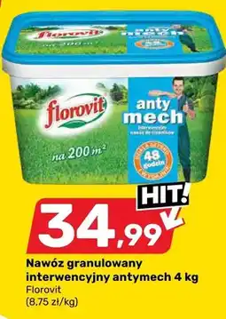 Bricomarche Nawóz granulowany interwencyjny antymech 4kg Florovit oferta