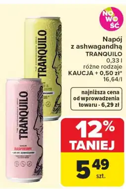 Carrefour Napój Tranquilo oferta