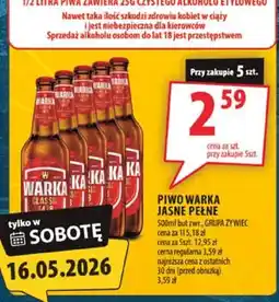 Arhelan Piwo Warka Classic jasne pełne oferta