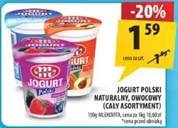 Arhelan Jogurt Polski naturalny owocowy Mlekovita oferta