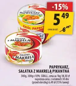 Arhelan Sałatka z makrelą pikantną Grall oferta