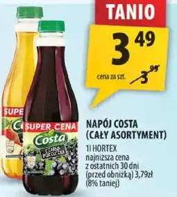 Arhelan Napój Costa Hortex oferta