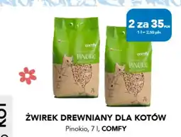 AquaelZOO Żwirek drewniany dla kotów Comfy Pinokio oferta