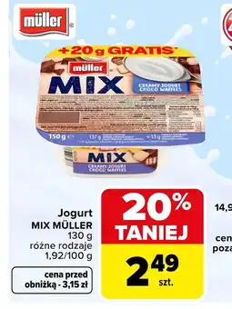 Carrefour Jogurt Müller oferta