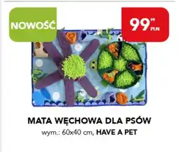 AquaelZOO Mata węchowa dla psów Have A Pet 60x40cm oferta