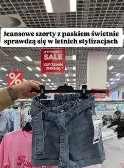 Pepco Szorty jeansowe z paskiem Pepco Women oferta