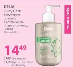 Hebe Odżywczy żel do mycia z probiotykiem o zapachu mango Delia Juicy Care oferta