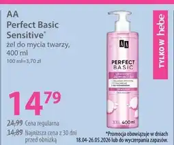 Hebe Żel do mycia twarzy AA Perfect Basic Sensitive oferta