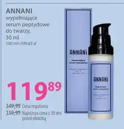 Hebe Wypełniające serum peptydowe do twarzy Annani oferta
