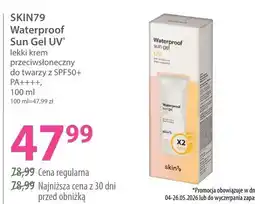 Hebe Krem przeciwsłoneczny Skin79 Waterproof Sun Gel UV SPF50+ PA++++ oferta