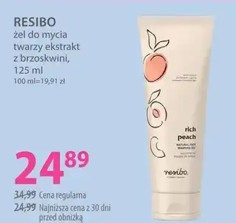 Hebe Żel do mycia twarzy ekstrakt z brzoskwini Resibo oferta