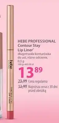 Hebe Długotrwała konturówka do ust Hebe Professional Contour Stay Lip Liner oferta