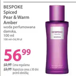 Hebe Woda perfumowana damska Bespoke Spiced Pear & Warm Amber oferta