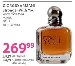 Hebe Woda toaletowa męska Giorgio Armani Stronger With You oferta