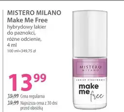 Hebe Hybrydowy lakier do paznokci Mistero Milano Make Me Free oferta